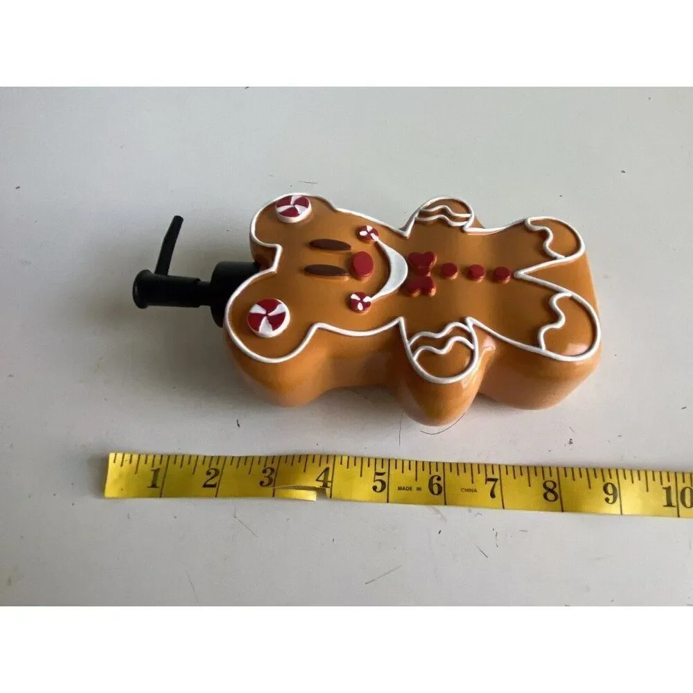 DISNEY Mickey Mouse‎ Christmas Gingerbread Soap Lotion Dispenser With Pump NEW